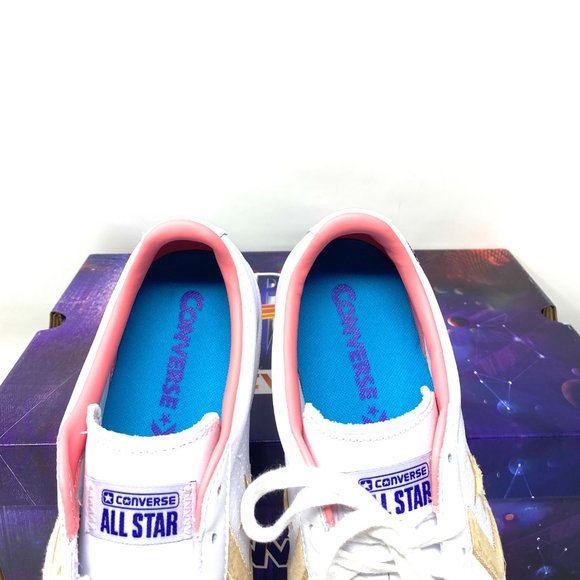 💖MEGA SALE💖Converse Men 172481C PRO LEATHER OX White Onyx Multi Basketball - Picture 5 of 12